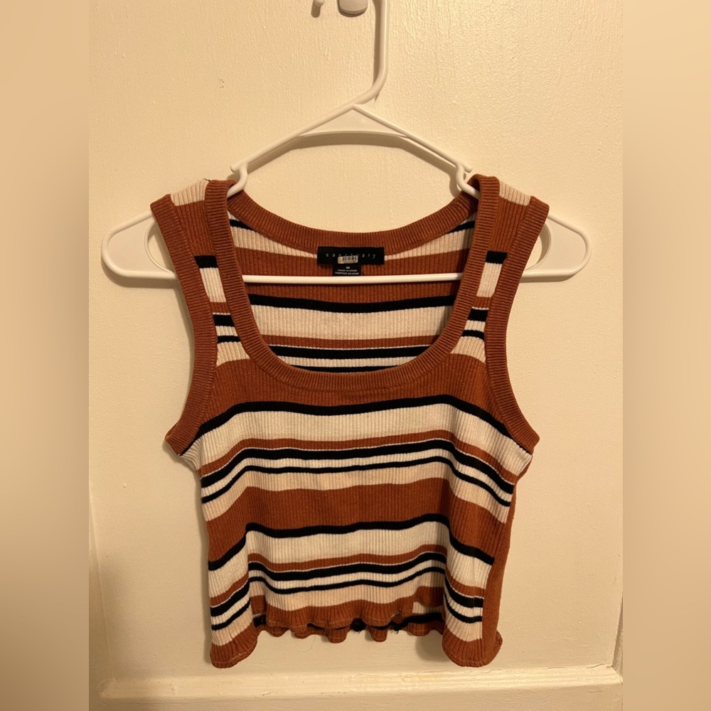 Sanctuary striped crop top